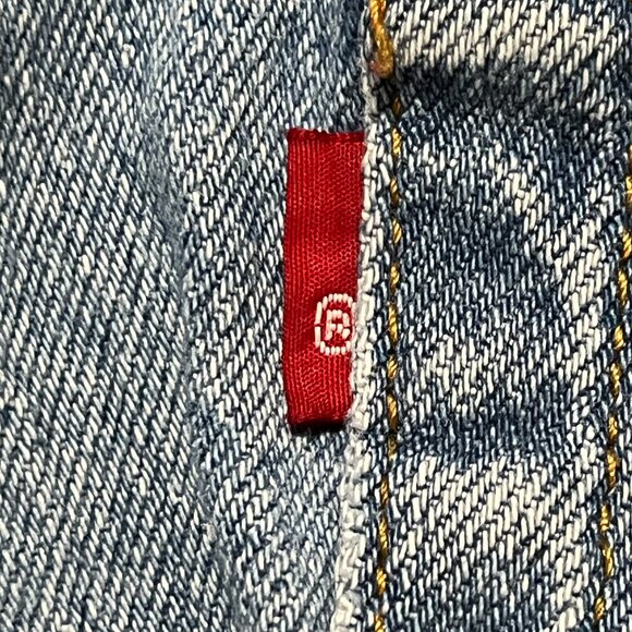 Levi's Mens 501 93 Jeans Size 38 Button Fly Egypt 90s Grunge Straight Normcore - Picture 6 of 11
